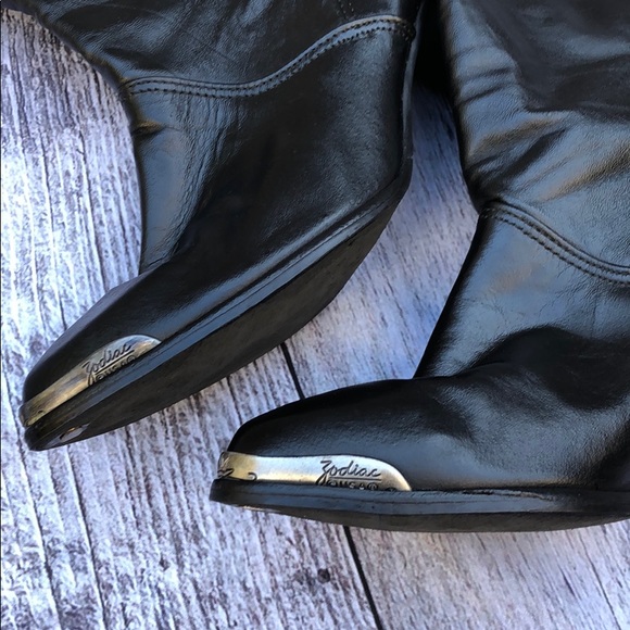zodiac thigh high boots